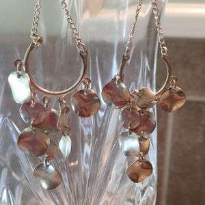 Hammered Metal Dangle Earrings please bundle